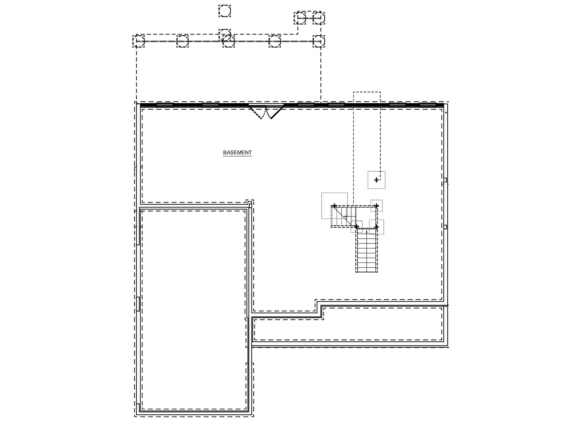 Second floor floorplan featuring an owner's suite with private bath and walk-in closet, four secondary bedrooms, four full bathrooms, multiple walk-in closets, and an open-to-below foyer overlook.